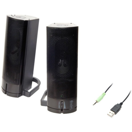 Connectland CL-SPK20037 2.0 Speaker System - 5 W RMS - Blackidx ETS4125583