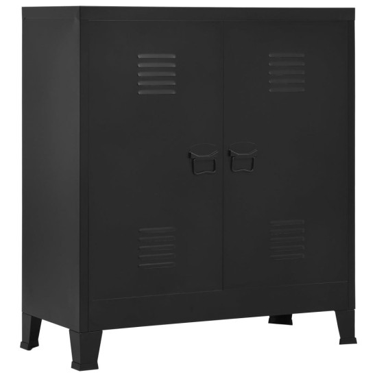 Filing Cabinet Industrial Black 35.4"x15.7"x39.4" Steeldo21 D0102HEVL7U