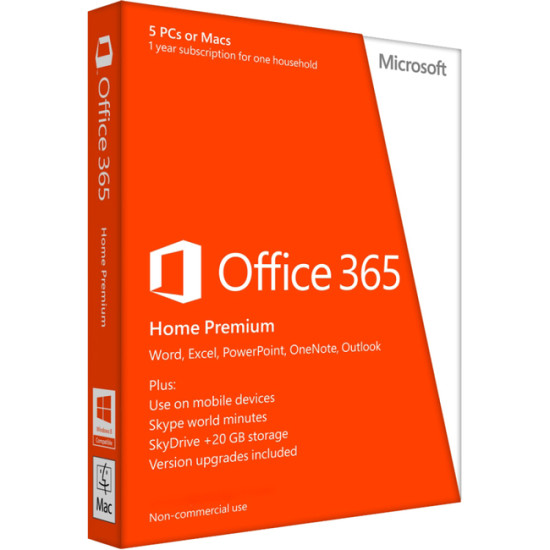 Microsoft Office 365 Home 32/64-bit - Subscription License - 6 People - 1 Yearidx ETS3464588