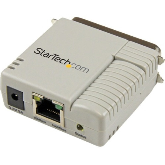 StarTech.com 1 Port 10/100 Mbps Ethernet Parallel Network Print Serveridx ETS3734523