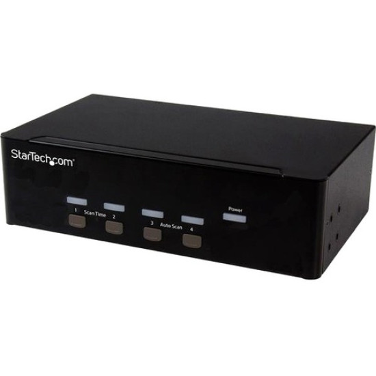 StarTech.com 4-port KVM Switch with Dual VGA and 2-port USB Hub - USB 2.0idx ETS4219042
