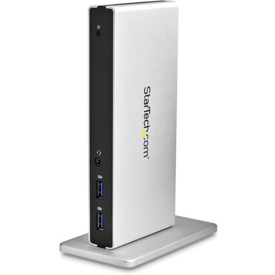 StarTech.com USB 3.0 Docking Station - Compatible with Windows / macOS - Dual DVI Docking Station Supports Dual Monitors - DVI to HDMI and DVI to VGA Adapters Included - USB3SDOCKDDidx ETS3930223
